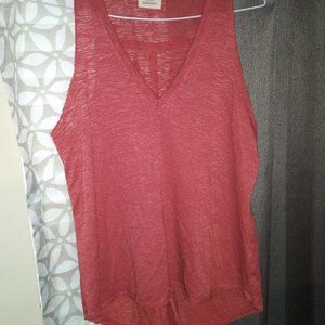 PST Project Social Raw Edge Burnout Tank Top